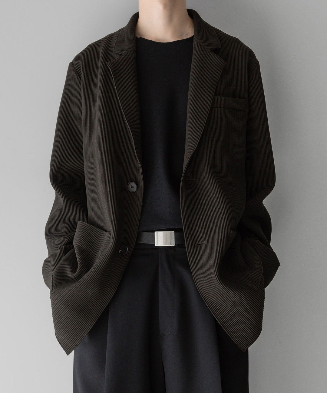 【stein】ssstein シュタインのOVERSIZED GRADATION PLEATS JACKETのMILITARY KHAKI　 公式通販サイトsession福岡セレクトショップ