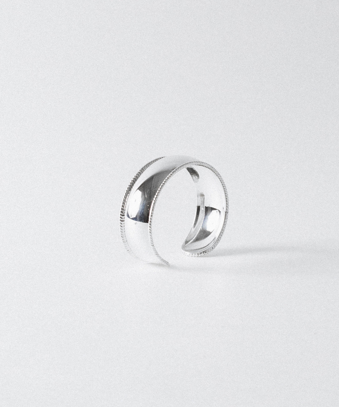 【INTÉRIM】 TAXCO SILVER ROUND TRIM BANGLE - SILVER