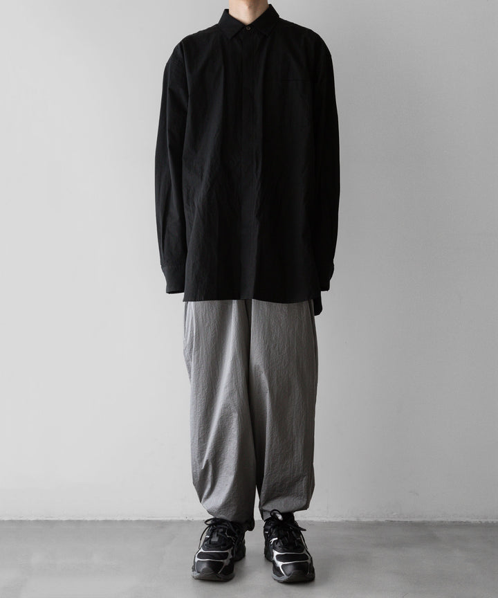 stein(シュタイン)の23AWコレクションWINDBREAKER EASY TROUSERSのSILVER 公式通販サイトsession福岡セレクトショップ
