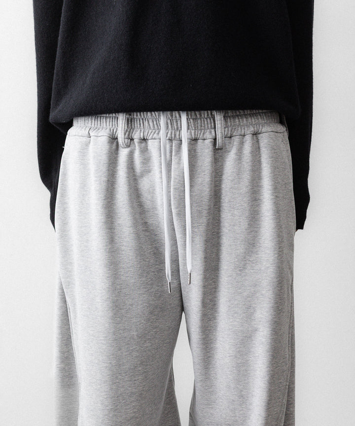【KANEMASA PHIL.】36G HEATHER DRAPING PANTS - GRAY DYE
