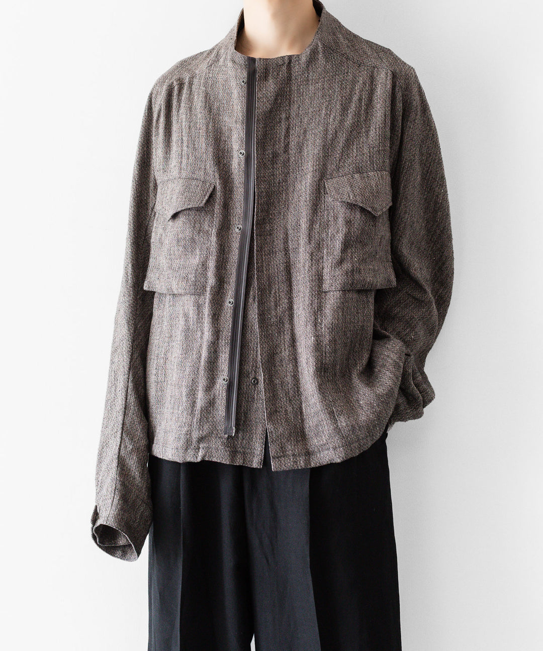 OPPOSE DUALITY オポーズデュアリティのM-65 SHORT LINENのBROWN 公式通販サイトsession福岡セレクトショップ