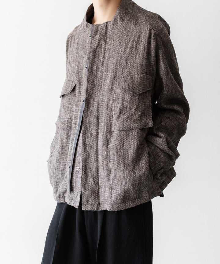 OPPOSE DUALITY オポーズデュアリティのM-65 SHORT LINENのBROWN 公式通販サイトsession福岡セレクトショップ
