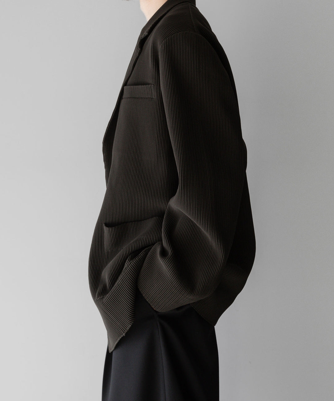 【stein】ssstein シュタインのOVERSIZED GRADATION PLEATS JACKETのMILITARY KHAKI　 公式通販サイトsession福岡セレクトショップ