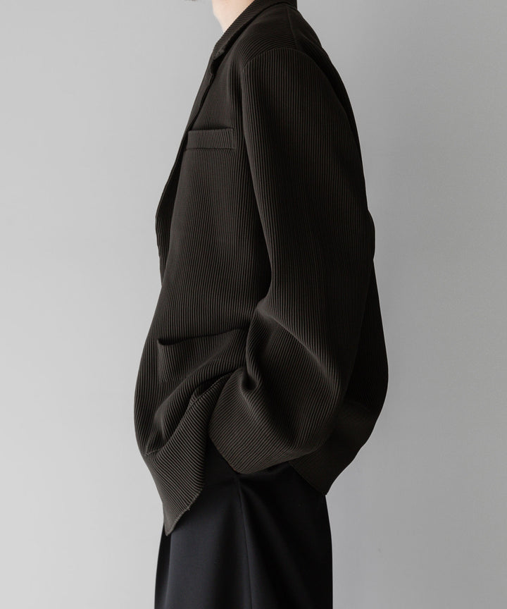 【stein】ssstein シュタインのOVERSIZED GRADATION PLEATS JACKETのMILITARY KHAKI　 公式通販サイトsession福岡セレクトショップ