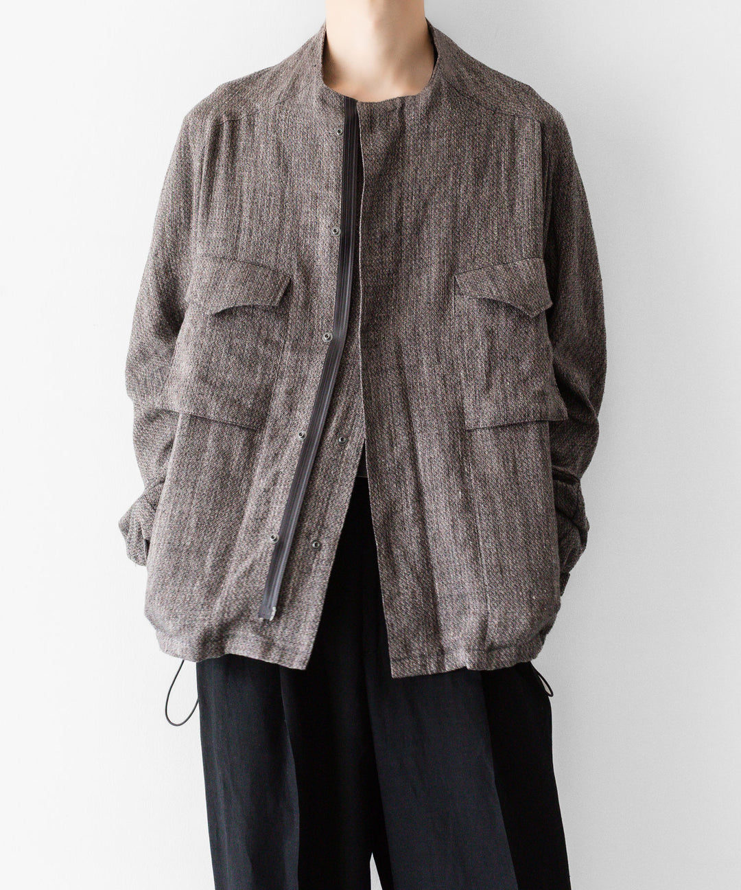 OPPOSE DUALITY オポーズデュアリティのM-65 SHORT LINENのBROWN 公式通販サイトsession福岡セレクトショップ
