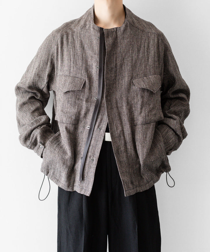 OPPOSE DUALITY オポーズデュアリティのM-65 SHORT LINENのBROWN 公式通販サイトsession福岡セレクトショップ