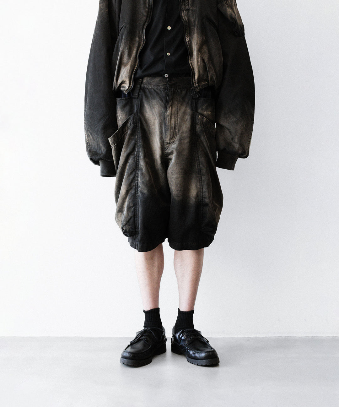【SUBLATIONS】RUSTY SATIN GARDEN SHORT PANTS - BLACK公式通販サイトsession福岡セレクトショップ