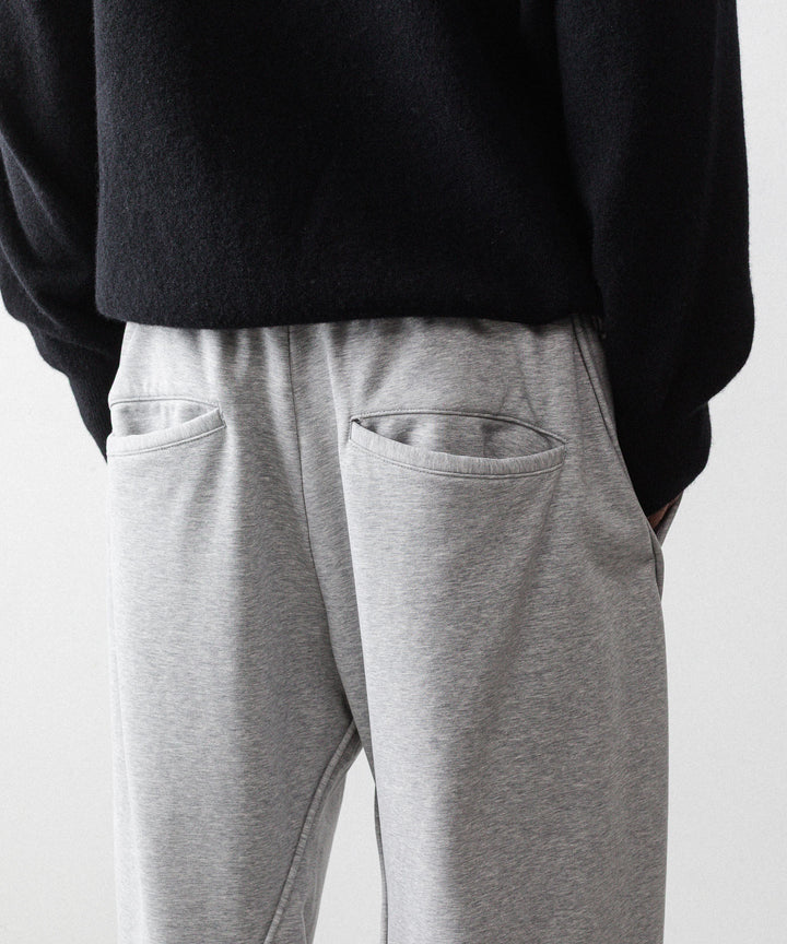 【KANEMASA PHIL.】36G HEATHER DRAPING PANTS - GRAY DYE