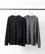 画像をギャラリービューアに読み込む, UMEDA ウメダニットの7GG CREW NECK PULLOVER - BLACKの公式通販サイトsession福岡セレクトショップ
