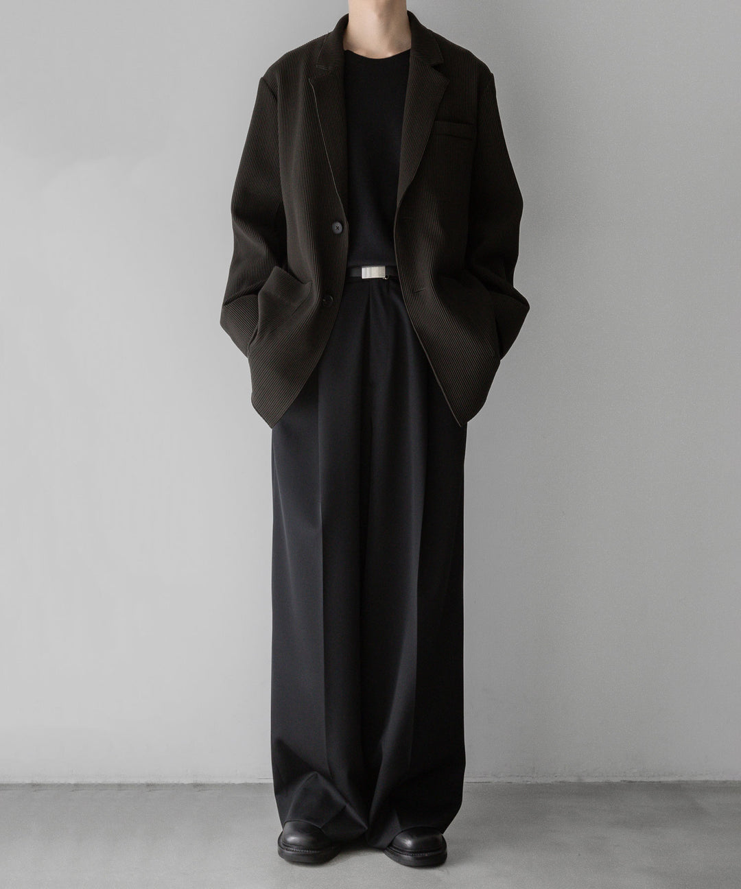 【stein】ssstein シュタインのOVERSIZED GRADATION PLEATS JACKETのMILITARY KHAKI　 公式通販サイトsession福岡セレクトショップ