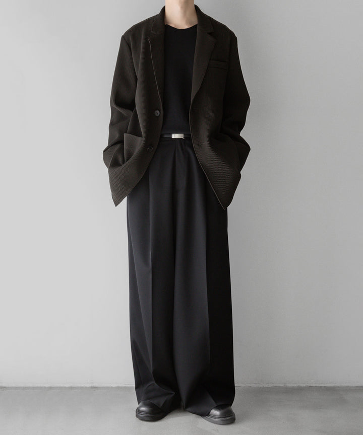 stein(シュタイン)の24SSコレクションEXTRA WIDE TROUSERS のBLACK sessionセッション福岡セレクトショップ 公式通販サイト