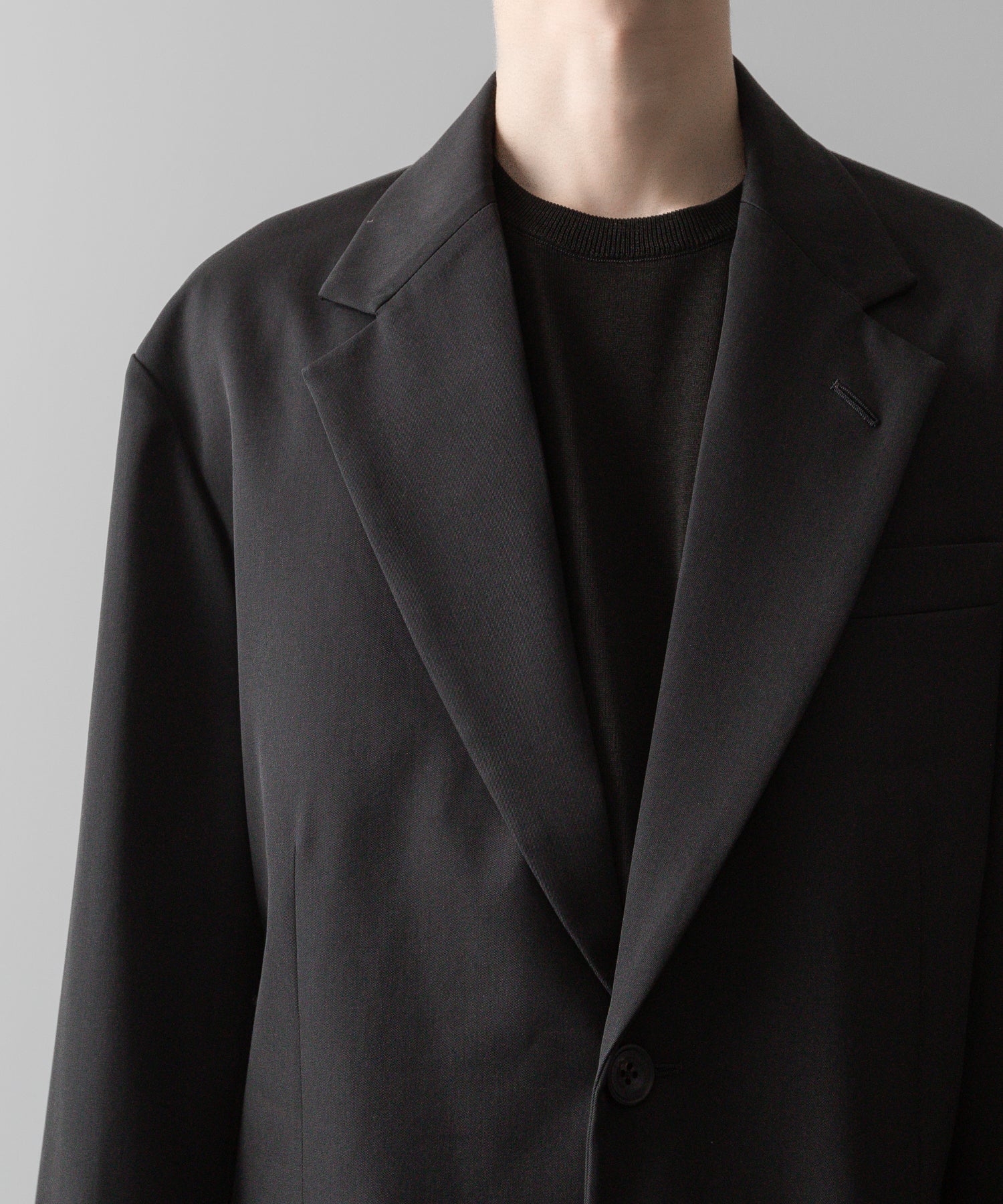 ssstein(シュタイン)の24AWコレクション OVERSIZED SINGLE BREASTED LONG JACKET - DARK CHARCOAL 公式通販サイトsession福岡セレクトショップ