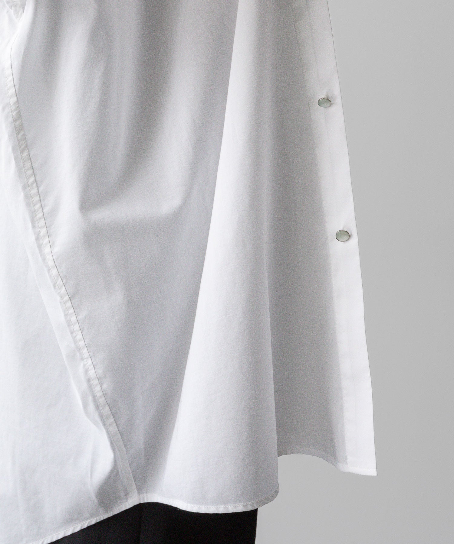 Fujimoto フジモトのWASHED OVER COTTON & SILK SHIRT - WHITEの公式通販サイトsession福岡セレクトショップ