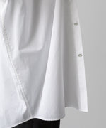 画像をギャラリービューアに読み込む, Fujimoto フジモトのWASHED OVER COTTON &amp; SILK SHIRT - WHITEの公式通販サイトsession福岡セレクトショップ
