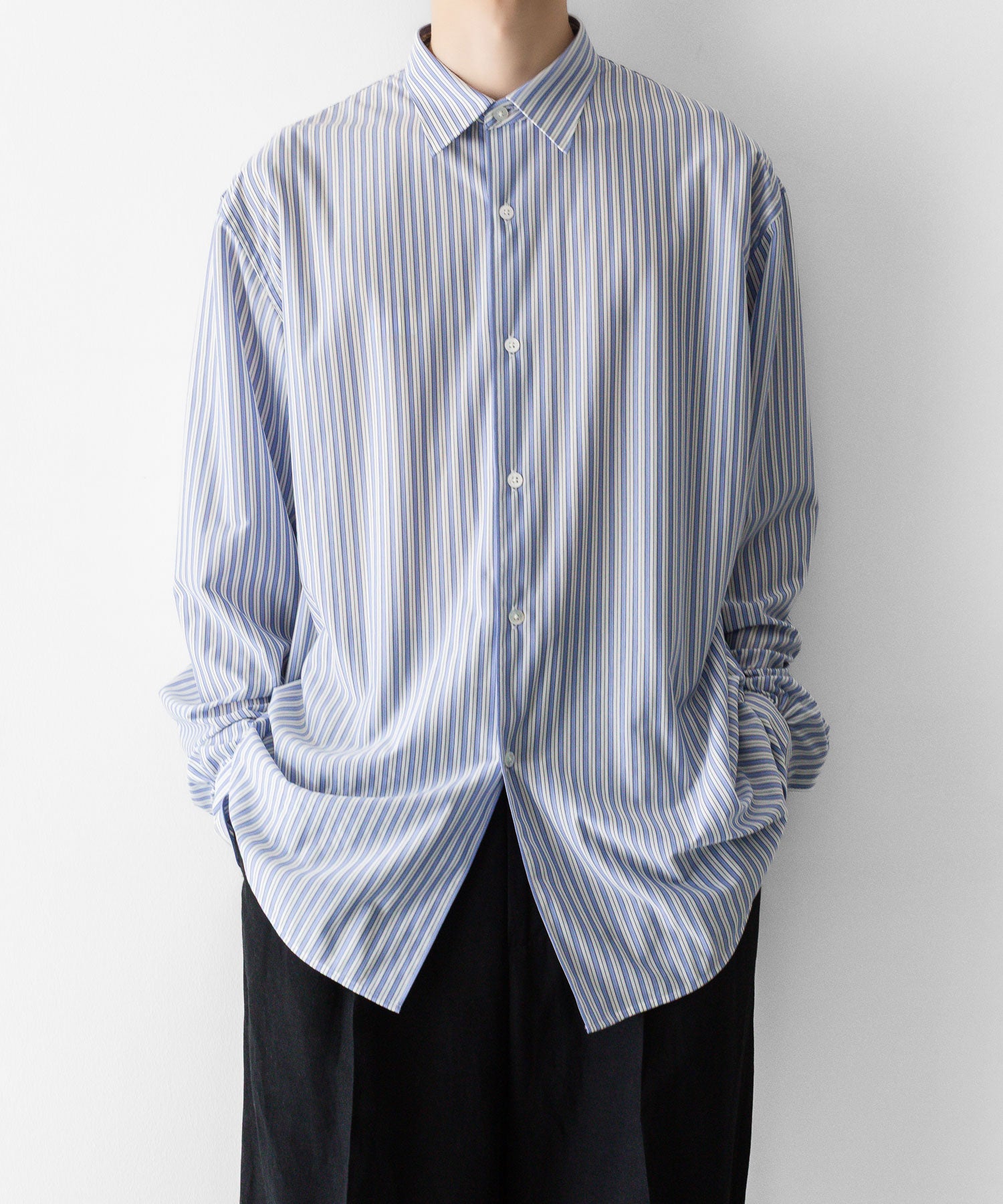 閑 Wrangler × CamphorWood】 front zip 2tuck wide baggy flare broken