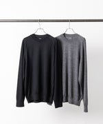 画像をギャラリービューアに読み込む, UMEDA ウメダニットの12GG CREW NECK PULLOVER - GREYの公式通販サイトsession福岡セレクトショップ
