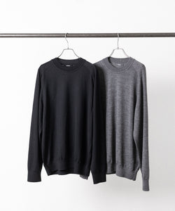 UMEDA ウメダニットの12GG CREW NECK PULLOVER - GREYの公式通販サイトsession福岡セレクトショップ