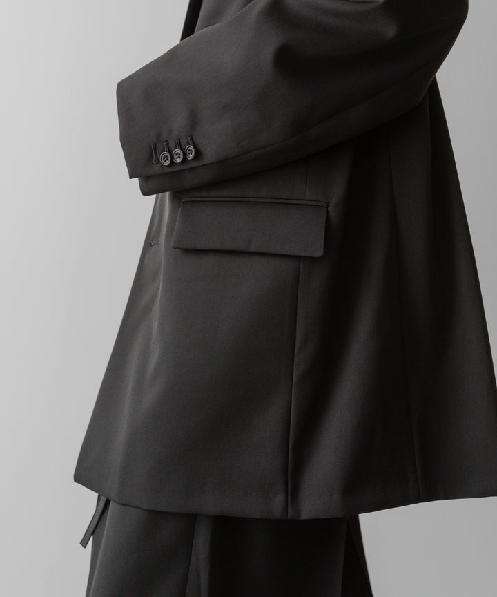 ssstein(シュタイン)の24AWコレクション OVERSIZED SINGLE BREASTED LONG JACKET - DARK CHARCOAL 公式通販サイトsession福岡セレクトショップ
