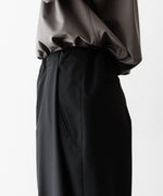 画像をギャラリービューアに読み込む, ANTHEM A-アンセムエーのWASHABLE WOOL NO-BRAINER PANTSのBLACK公式通販サイトsession福岡セレクトショップ
