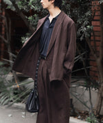 画像をギャラリービューアに読み込む, UJOH - ウジョーのPEAKED LAPEL COLLAR SHIRT JKTのCHOCOLATE公式通販サイトsession福岡セレクトショップ
