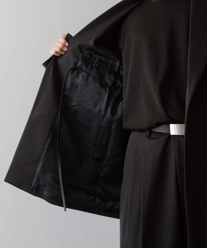 ssstein(シュタイン)の24AWコレクション OVERSIZED SINGLE BREASTED LONG JACKET - DARK CHARCOAL 公式通販サイトsession福岡セレクトショップ