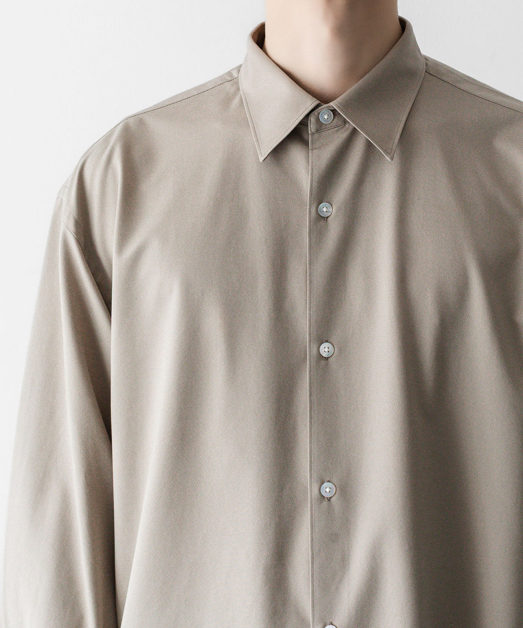 KANEMASA PHIL. カネマサフィルの46G MODEST SHIRTのBEIGEの公式通販サイトsession福岡セレクトショップ