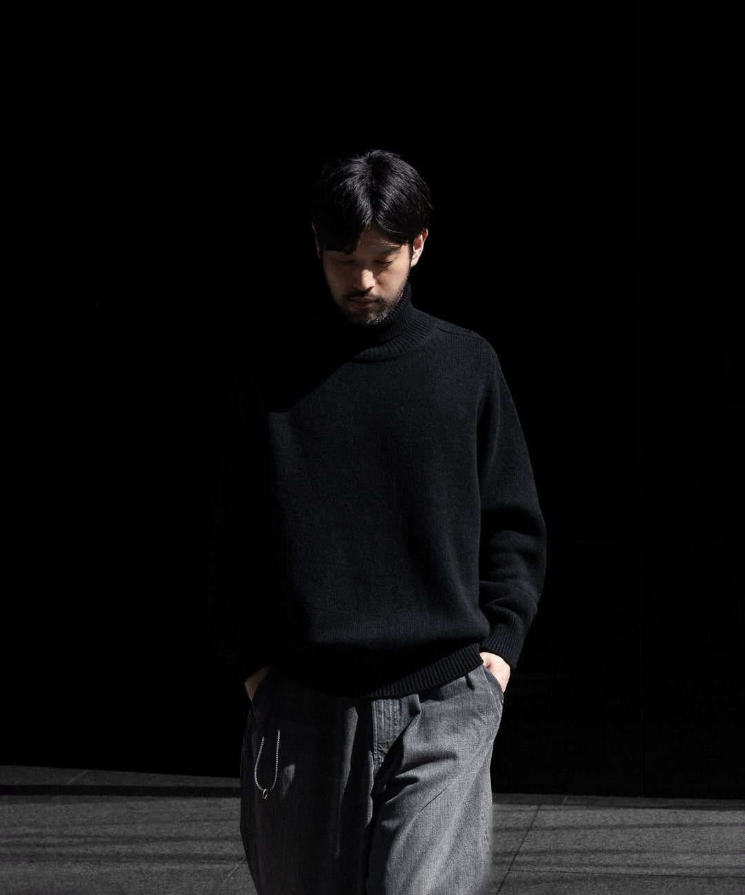 ssstein(シュタイン)のEXTRA FINE WOOL WARM KNIT TURTLE NECK LS - BLACKの公式通販サイトsession福岡セレクトショップ