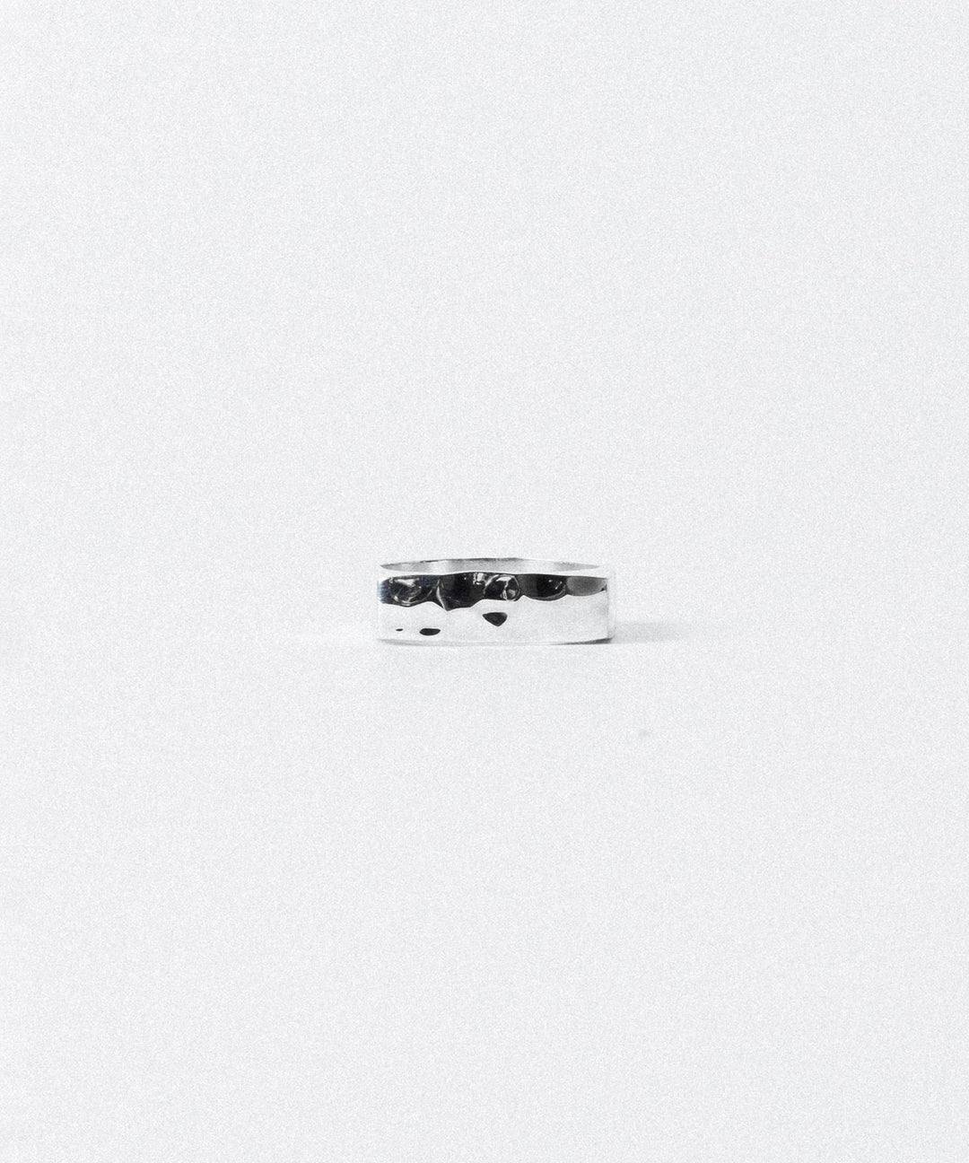 【INTÉRIM】TAXCO SILVER FLAT BUMPY RING - SILVER