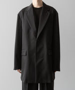 画像をギャラリービューアに読み込む, ssstein(シュタイン)の24AWコレクション OVERSIZED SINGLE BREASTED LONG JACKET - DARK CHARCOAL 公式通販サイトsession福岡セレクトショップ
