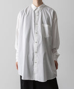 画像をギャラリービューアに読み込む, Fujimoto フジモトのWASHED OVER COTTON &amp; SILK SHIRT - WHITEの公式通販サイトsession福岡セレクトショップ
