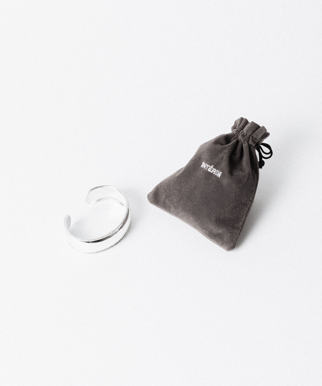 【INTÉRIM】 TAXCO SILVER ROUND TRIM BANGLE - SILVER