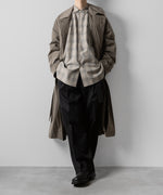 画像をギャラリービューアに読み込む, ssstein(シュタイン)のWINDPROOF NYLON DOUBLE BREASTED COAT - TAUPE 公式通販サイトsession福岡セレクトショップ
