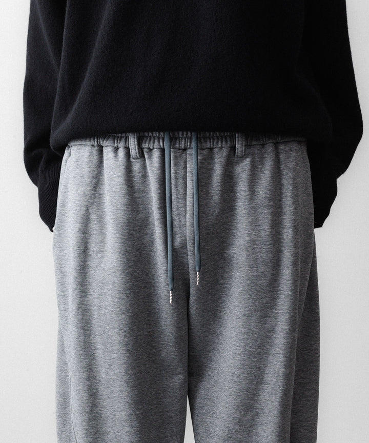 【KANEMASA PHIL.】36G HEATHER DRAPING PANTS - CHARCOAL DYE