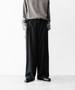 画像をギャラリービューアに読み込む, ANTHEM A-アンセムエーのWASHABLE WOOL NO-BRAINER PANTSのBLACK
