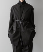 画像をギャラリービューアに読み込む, ssstein(シュタイン)の24AWコレクション OVERSIZED SINGLE BREASTED LONG JACKET - DARK CHARCOAL 公式通販サイトsession福岡セレクトショップ
