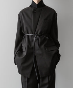 ssstein(シュタイン)の24AWコレクション OVERSIZED SINGLE BREASTED LONG JACKET - DARK CHARCOAL 公式通販サイトsession福岡セレクトショップ