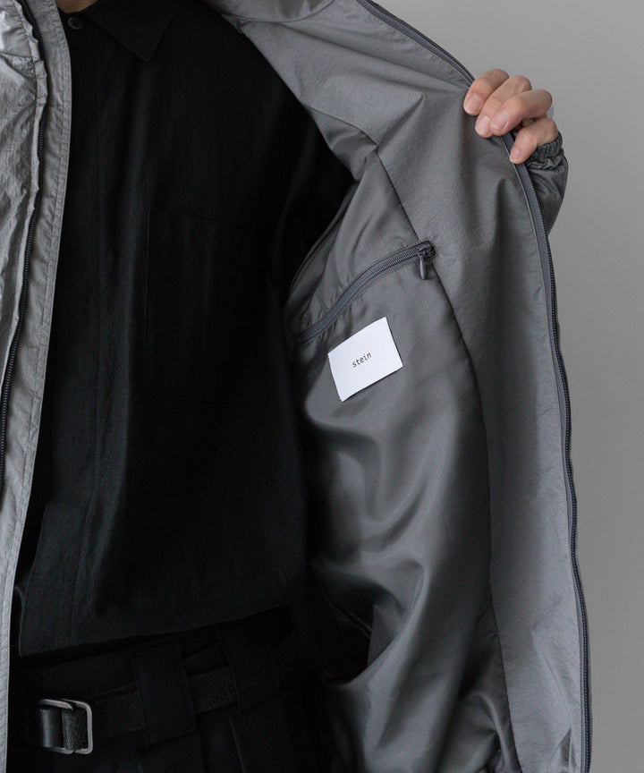stein(シュタイン)の23AWコレクションWINDBREAKER STAND COLLAR JACKETのSILVER 公式通販サイトsession福岡セレクトショップ