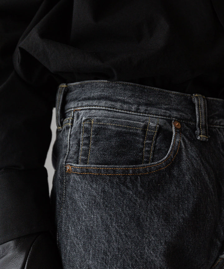 【INTÉRIM】インテリムの大戦モデルジーンズ VINTAGE WWII 1943 HEAVY KIBATA SHUTTLE DENIM JEANS - U.BLACK 公式通販サイトsession福岡セレクトショップ