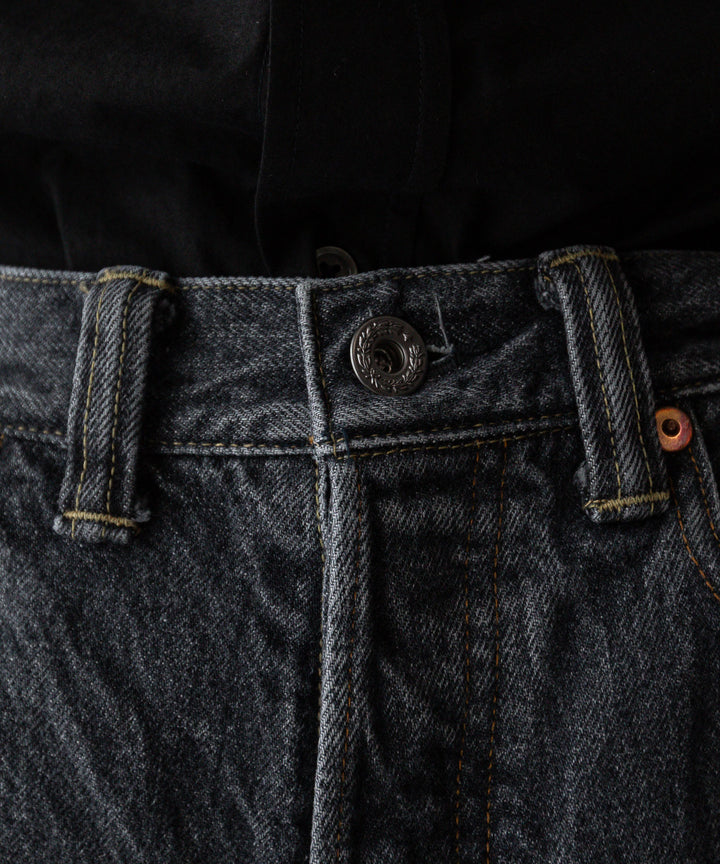 【INTÉRIM】インテリムの大戦モデルジーンズ VINTAGE WWII 1943 HEAVY KIBATA SHUTTLE DENIM JEANS - U.BLACK 公式通販サイトsession福岡セレクトショップ