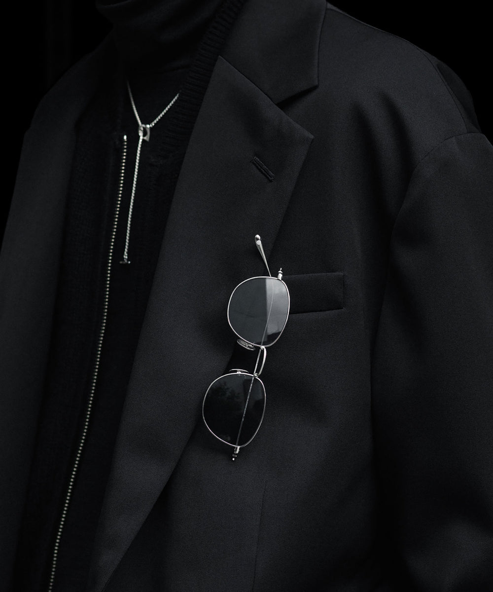 NOCHINO OPTICAL ノチノオプティカル KOUGETSU#1 PLUTINUM SILVER × CLEAR to D.GREY (調光レンズ) の公式通販サイトsession福岡セレクトショップ
