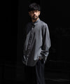 【KANEMASA PHIL.】ROYAL OX DRESS JERSEY SHIRT - GRAY