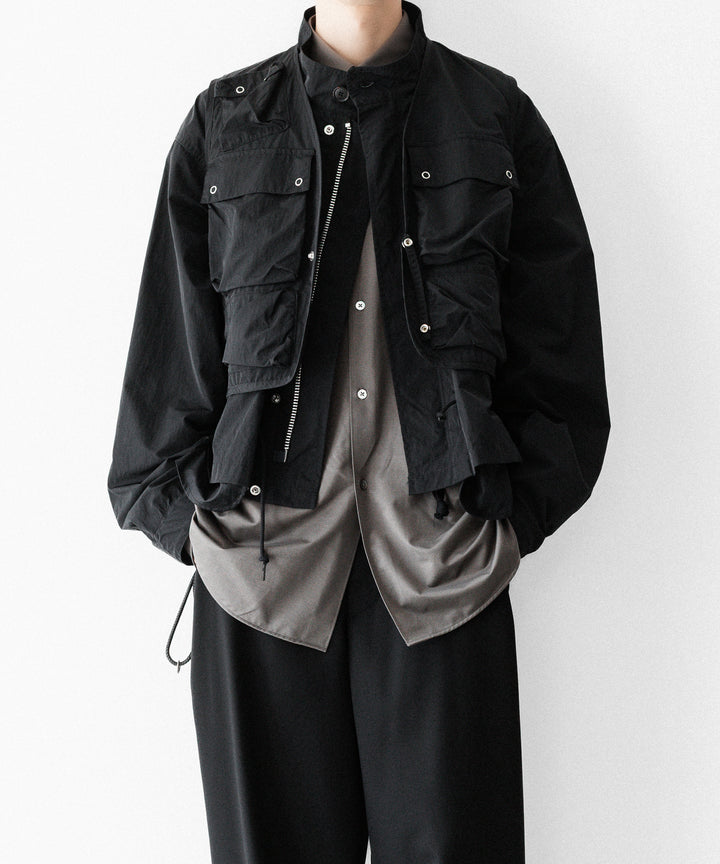 ANTHEM A アンセム エーのDOCKING NYLON SHORT BLOUSON - BLACKの公式通販サイトsession福岡セレクトショップ