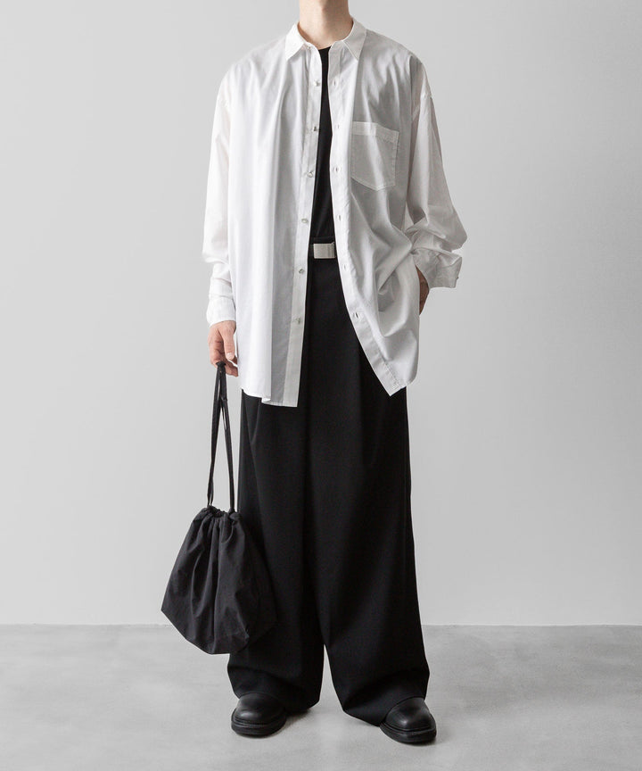 ssstein(シュタイン)の24AWコレクション OVERTUCKED EXTRA WIDE TROUSERS - BLACK 公式通販サイトsession福岡セレクトショップ