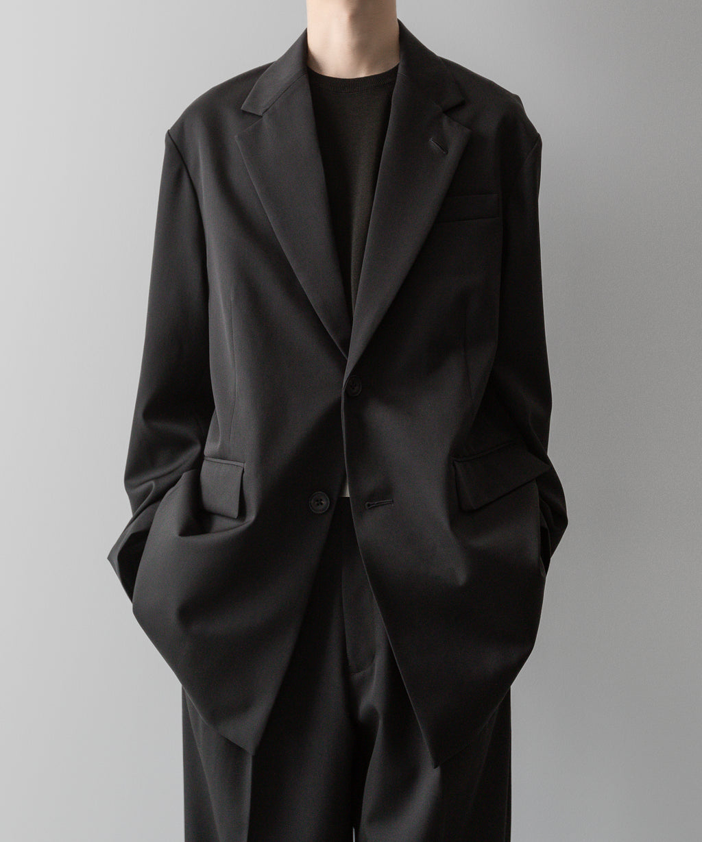 ssstein(シュタイン)の24AWコレクション OVERSIZED SINGLE BREASTED LONG JACKET - DARK CHARCOAL 公式通販サイトsession福岡セレクトショップ