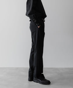 ANTHEM Aアンセムエー のSPONGY TWILL SLIM STRETCH PANTS - BLACKの公式通販サイトsession福岡セレクトショップ