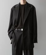 画像をギャラリービューアに読み込む, ssstein(シュタイン)の24AWコレクション OVERSIZED SINGLE BREASTED LONG JACKET - DARK CHARCOAL 公式通販サイトsession福岡セレクトショップ
