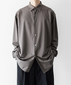 KANEMASA PHIL.】46G MODEST SHIRT - CHARCOAL | 公式通販サイト