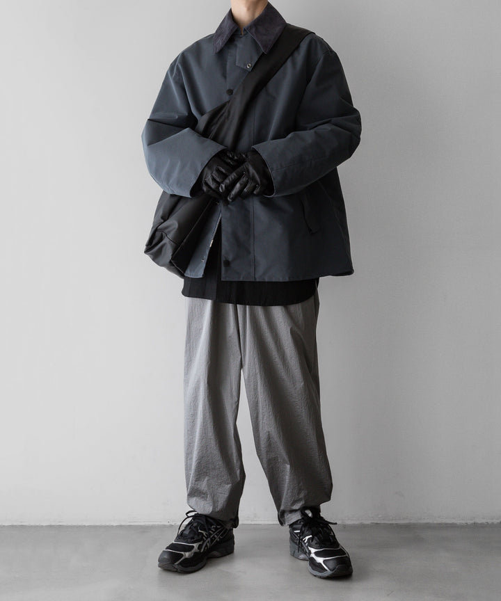 stein(シュタイン)の23AWコレクションWINDBREAKER EASY TROUSERSのSILVER 公式通販サイトsession福岡セレクトショップ