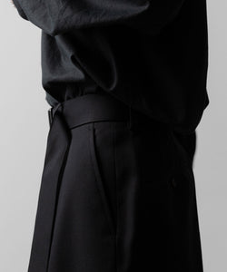 ssstein(シュタイン)のBELTED WIDE TROUSERS - BLACKの公式通販サイトsession福岡セレクトショップ