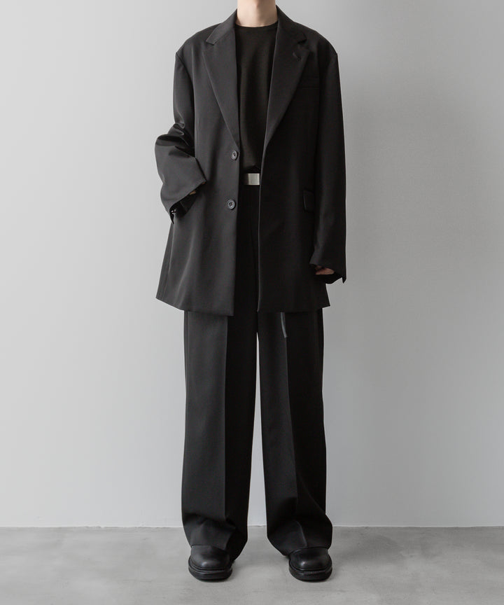 ssstein(シュタイン)の24AWコレクション OVERSIZED SINGLE BREASTED LONG JACKET - DARK CHARCOAL 公式通販サイトsession福岡セレクトショップ